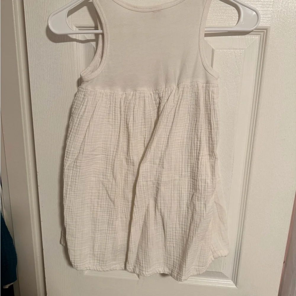Harper Canyon White Dress with Floral Embroidery